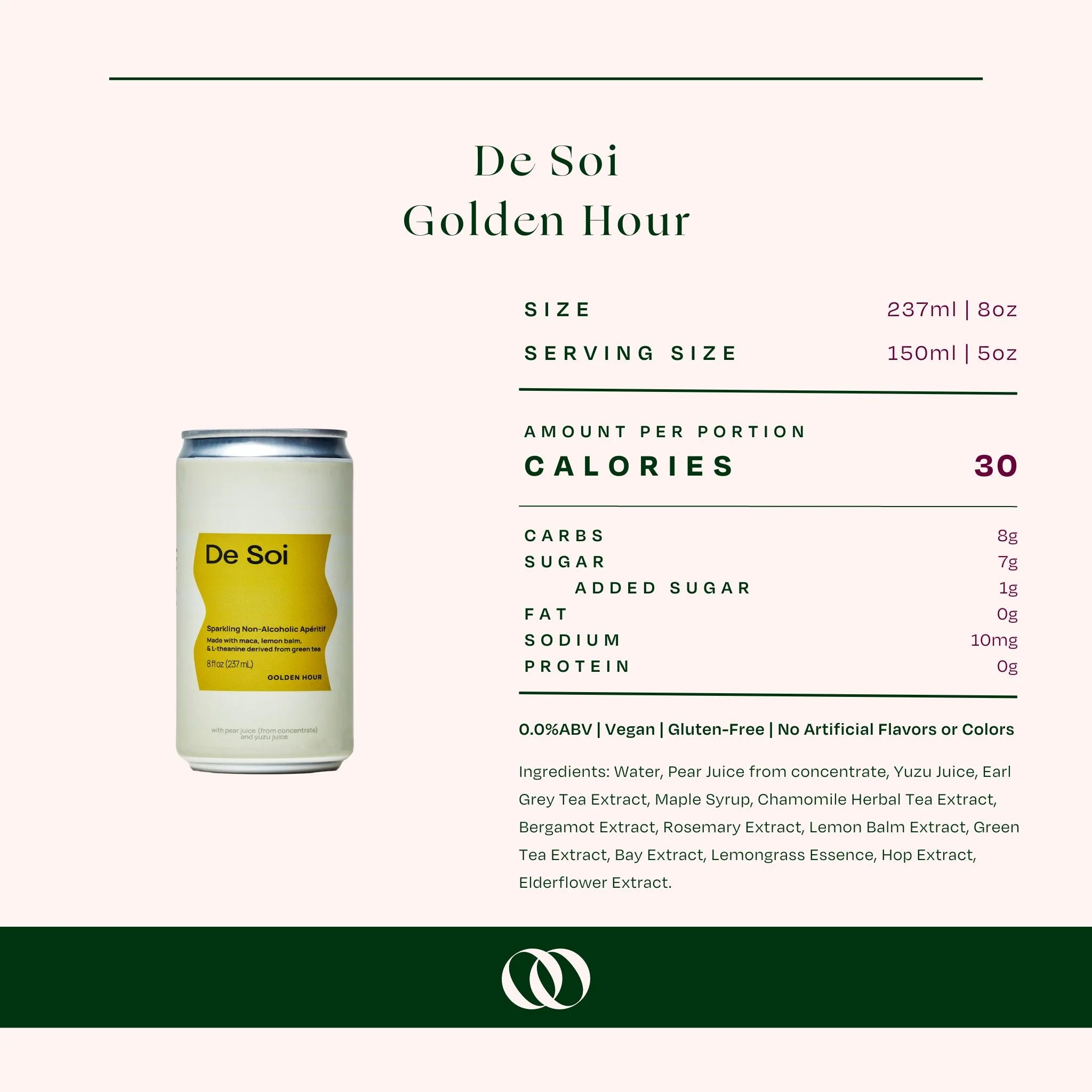 De Soi Golden Hour Non-Alcoholic Apéritif (4 pack) - Image 3