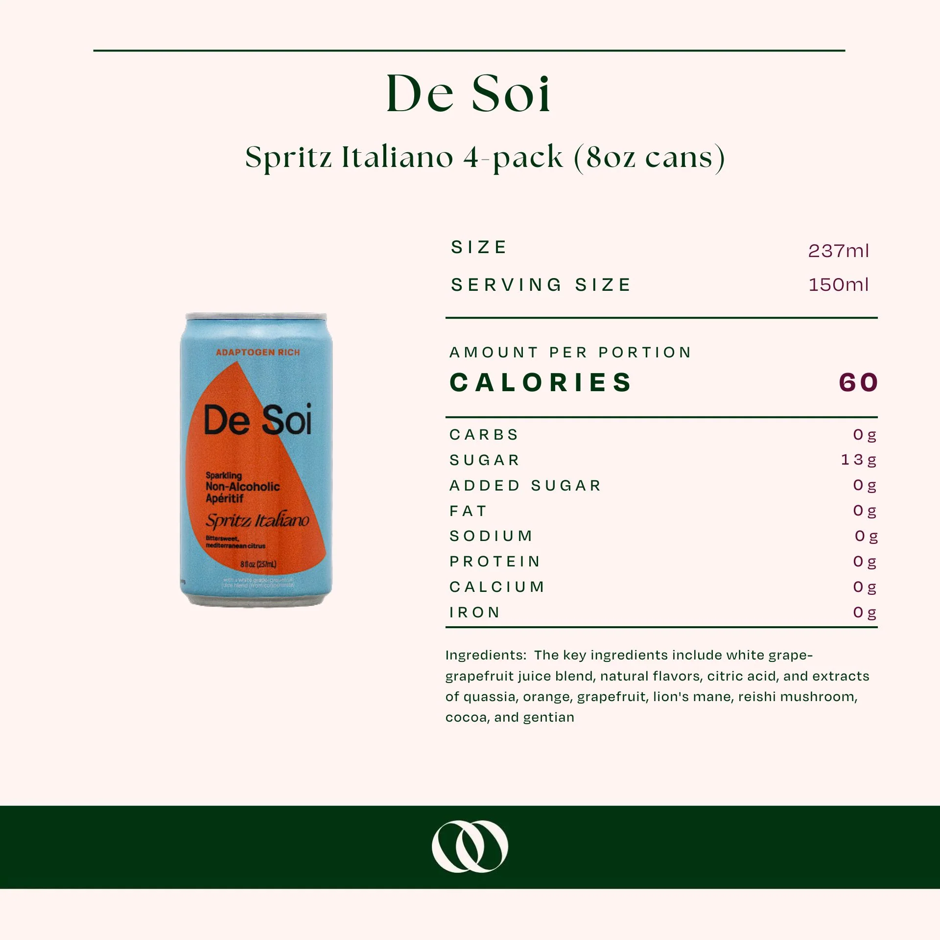 De Soi - Spritz Italiano 4-pack (8oz cans) - Image 5