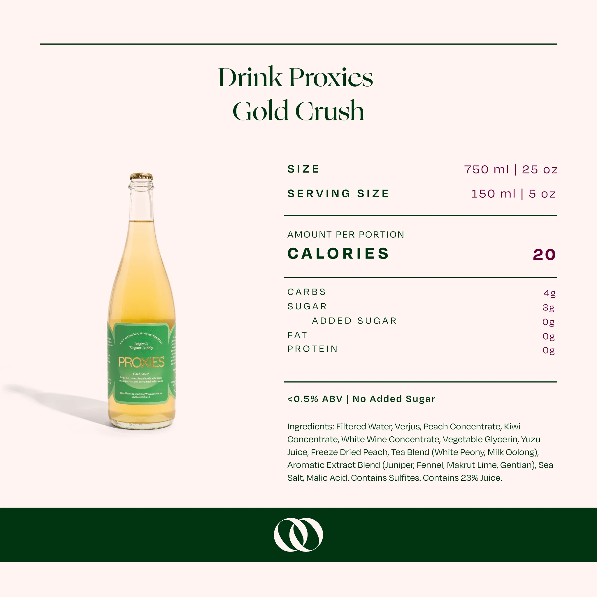 Drink Proxies - Gold Crush Sparkling White Wine - Image 3