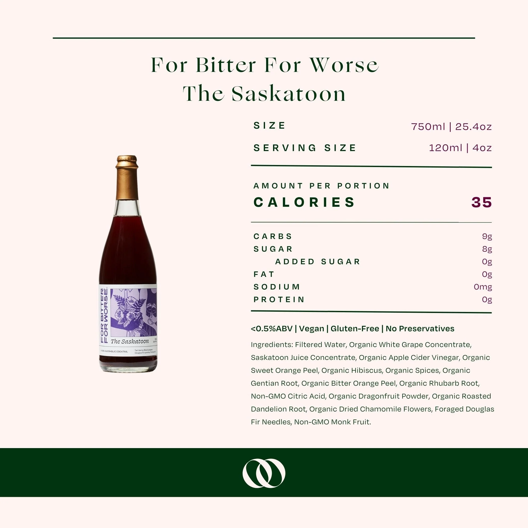 For Bitter For Worse Non-Alcoholic The Saskatoon - Image 3