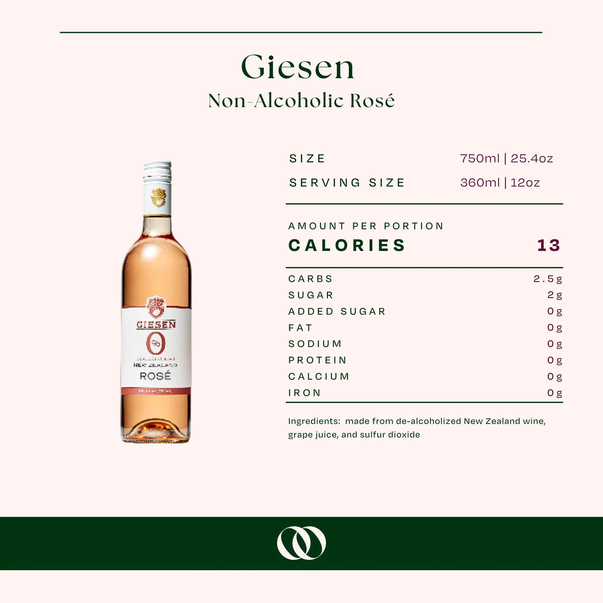 Giesen Non-Alcoholic Rosé - Image 3
