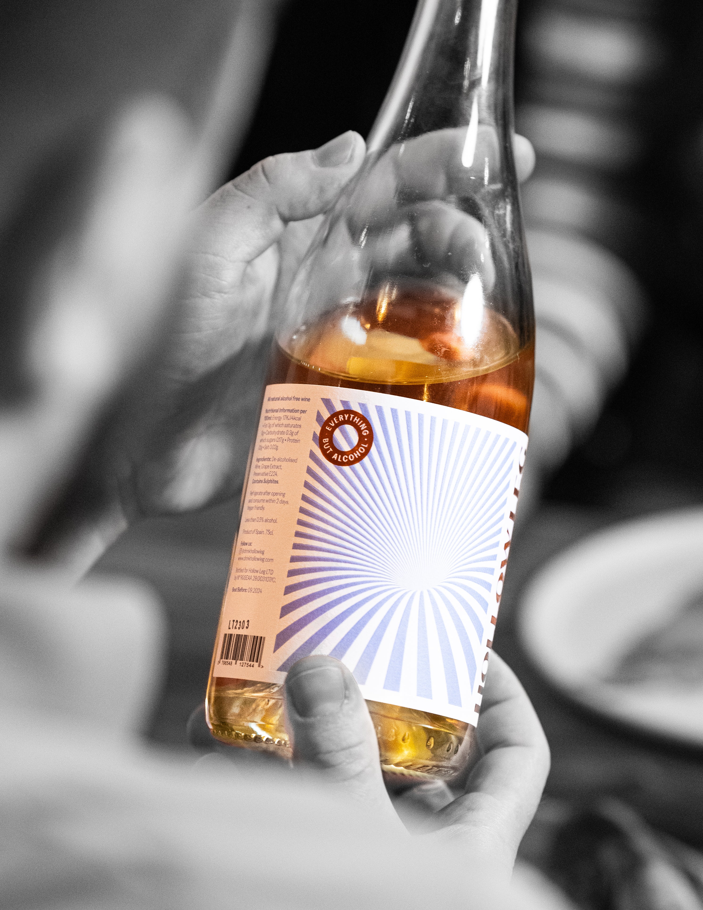 Hollow Leg - Sparkling White Cuvée - Non-Alcoholic Sparkling Wine - Image 3