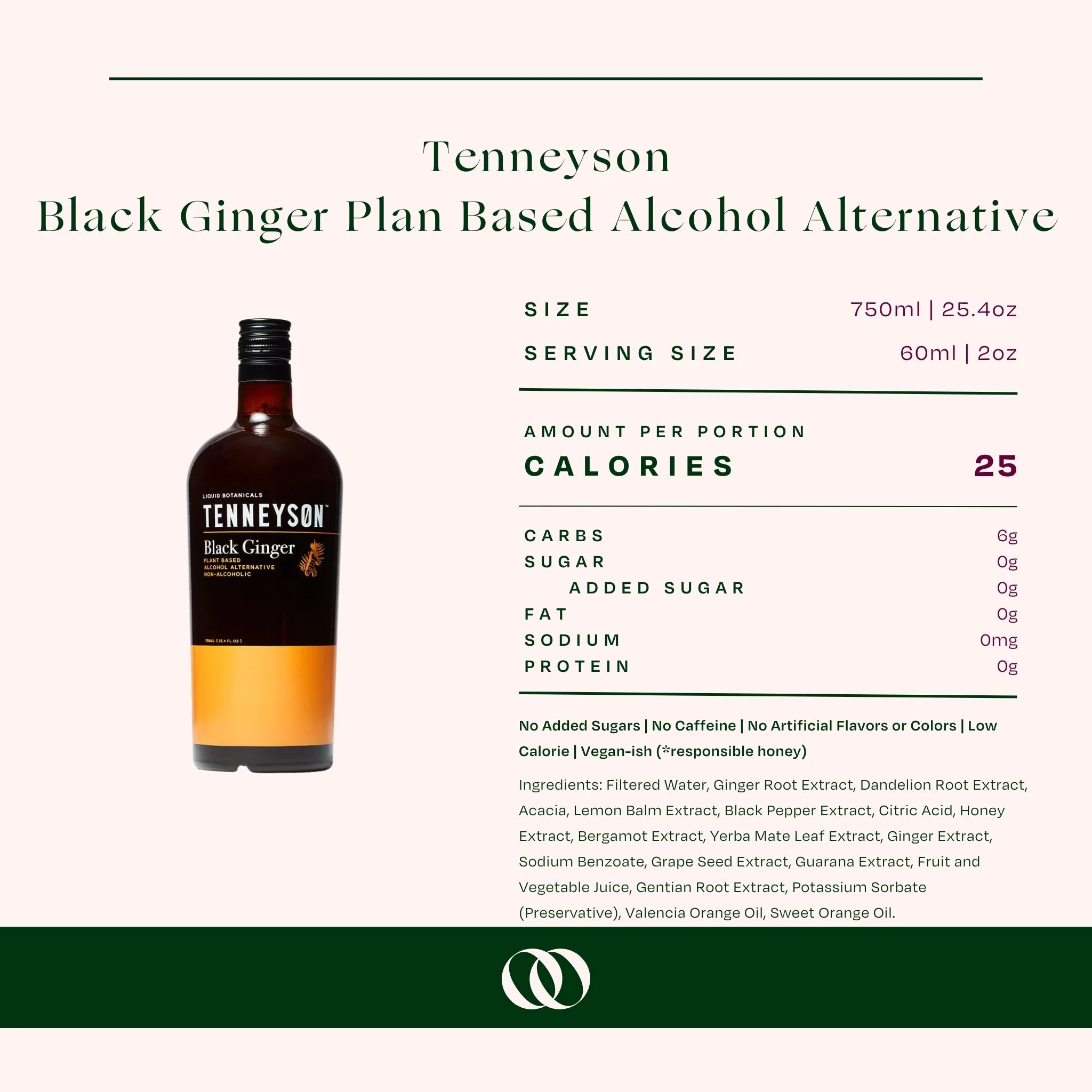 Tenneyson Black Ginger Plant Based Non-Alcoholic Alternative - Image 3