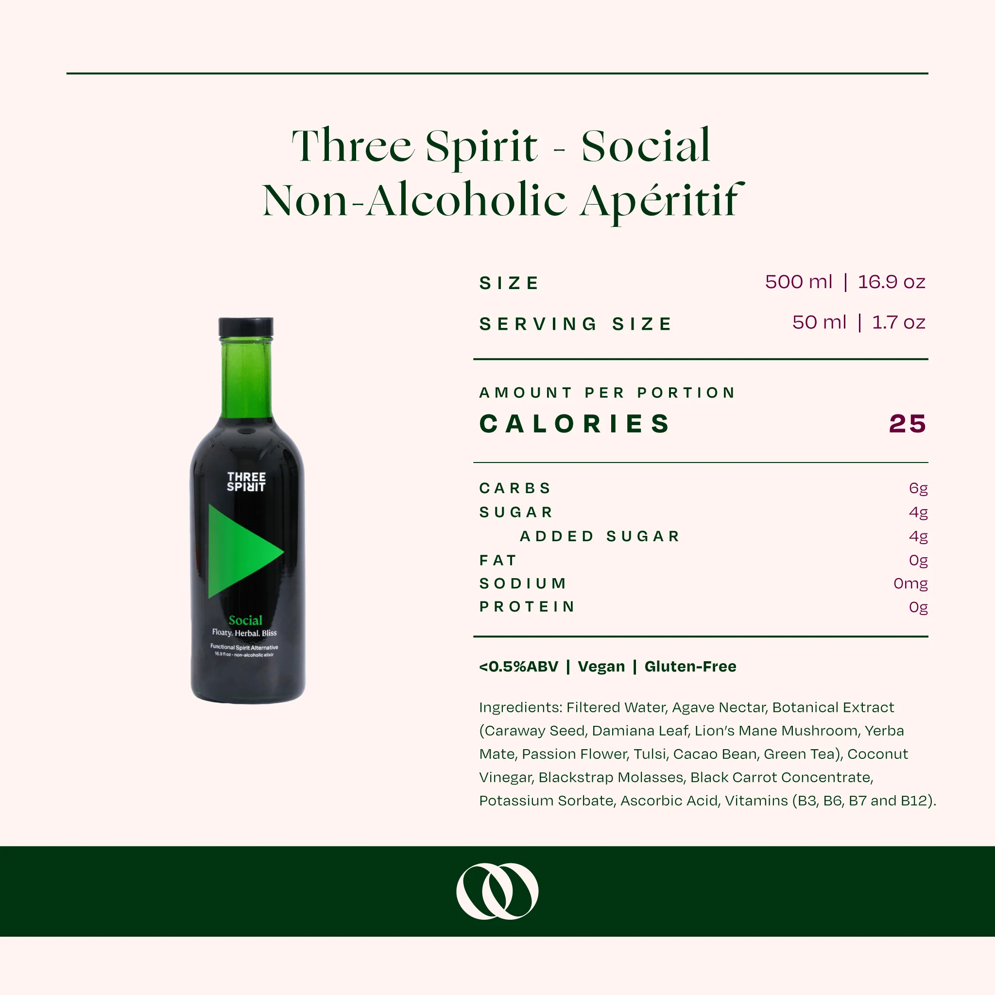 Three Spirit Social Elixir Non-Alcoholic Apéritif - Image 3